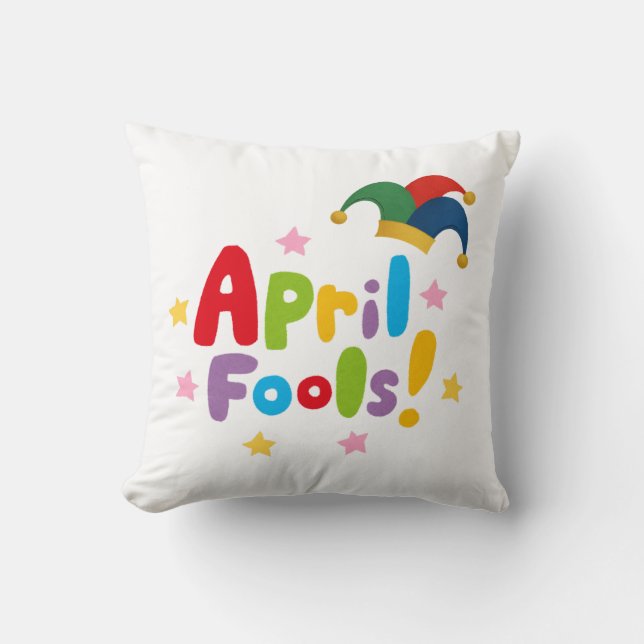 April Fools Cushion (Front)