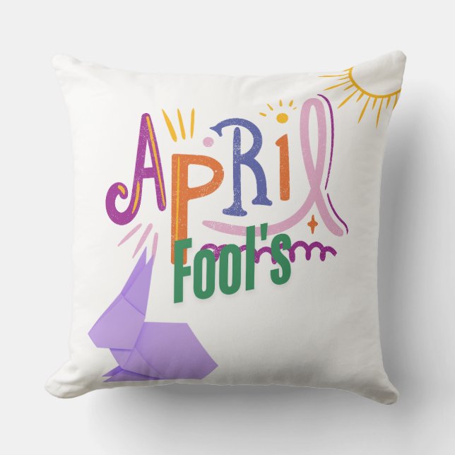April Fool's Cushion (Front)