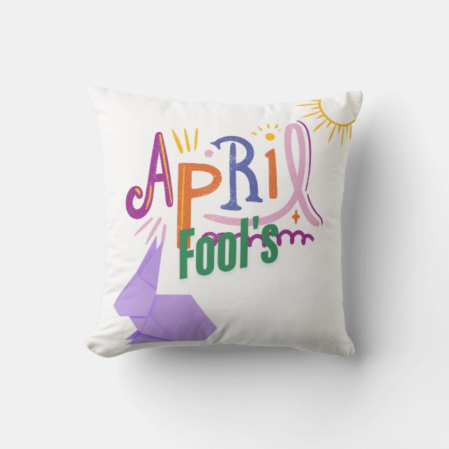April Fool's Cushion (Front)