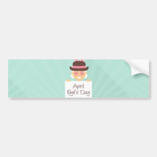 april fools day bumper sticker