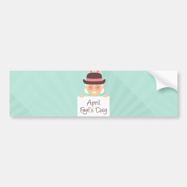 April Fools' Day Bumper Sticker (Front)