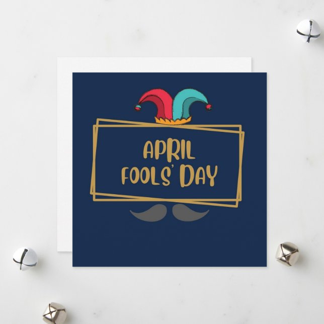 April fools day Holiday Card (Front/Back In Situ)