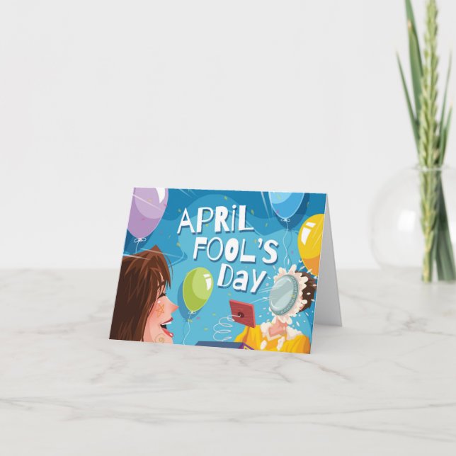 April Fool's Day Holiday Card (Front)