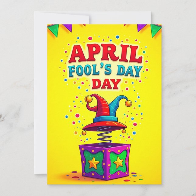 April Fools Day Holiday Card (Front)