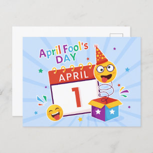 April Fool's Day Holiday Postcard