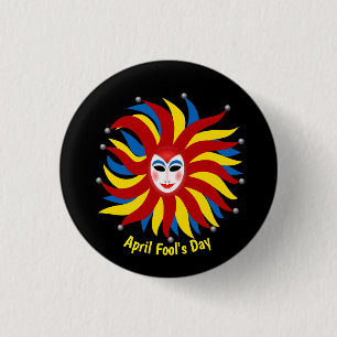 April Fool's Day of pranks 3 Cm Round Badge