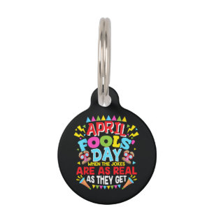 April Fools' Day Pet Tag