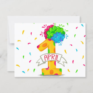 April Fools Day  Postcard