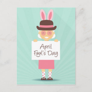 april fools day postcard
