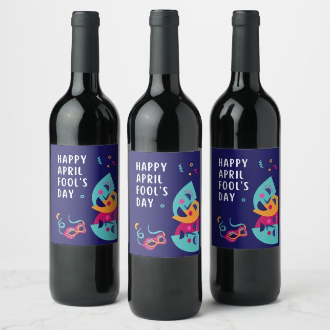 April Fool's Day Wine Label (Bottles)