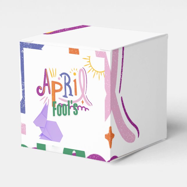 April Fool's Favour Box (Front Side)