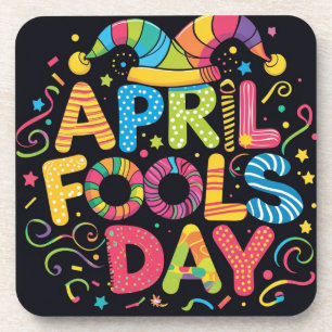 April fools jokes coaster