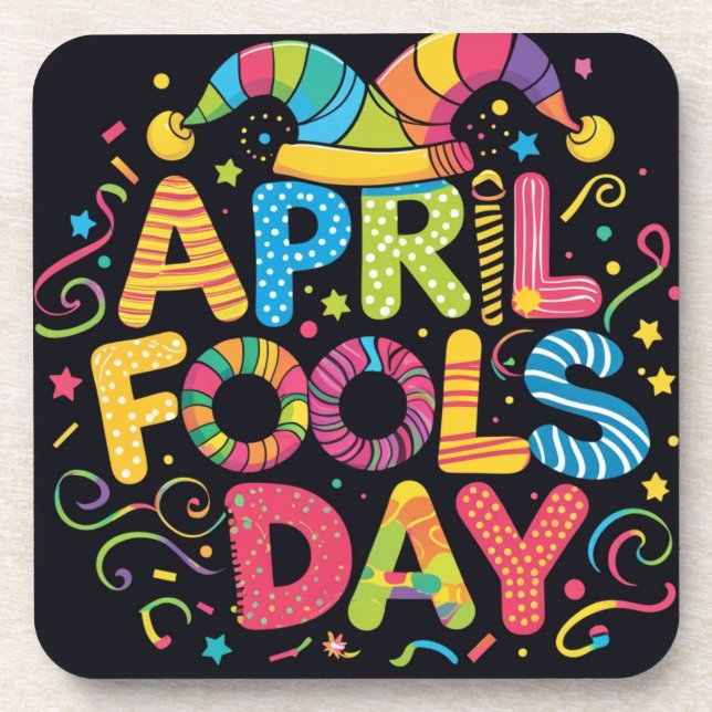 April fools jokes coaster (Front)