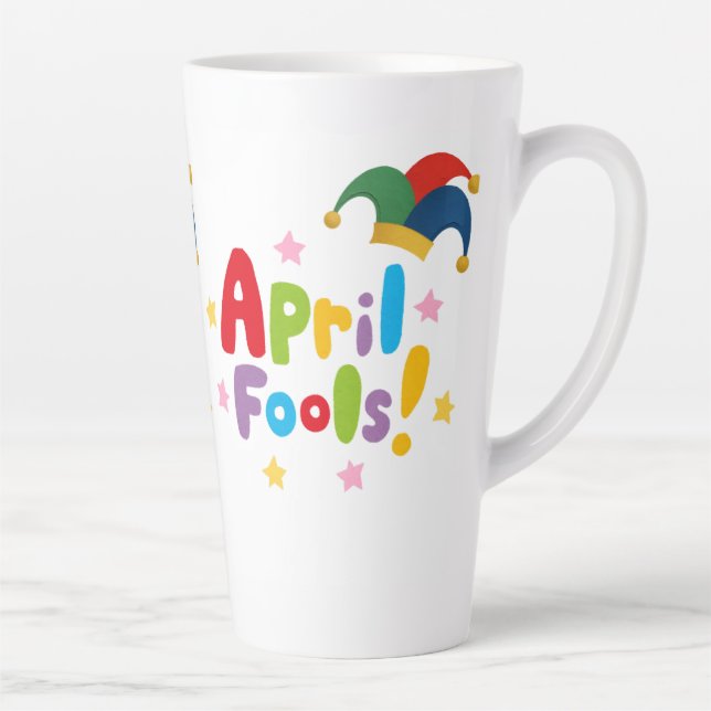 April Fool's Latte Mug (Right)