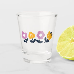 April Hugs and Wet Noses – Floral Part Shot Glass