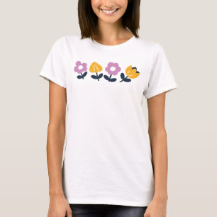 April Hugs and Wet Noses – Floral Part T-Shirt