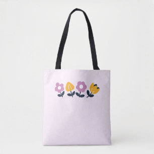 April Hugs and Wet Noses – Floral Part Tote Bag