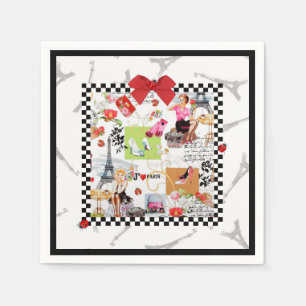 April in Paris 1 Napkin