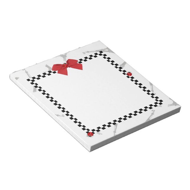 April in Paris 1 Notepad (Angled)