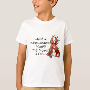 April is Autism Awareness Month Kid's Basic T-Shirt