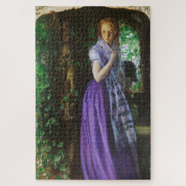 April Love (by Arthur Hughes) Jigsaw Puzzle (Vertical)