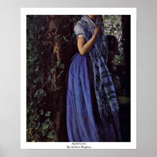 April Love By Arthur Hughes Poster (Front)