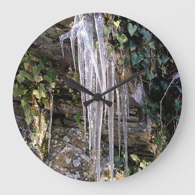 April Morning Large Clock (Front)