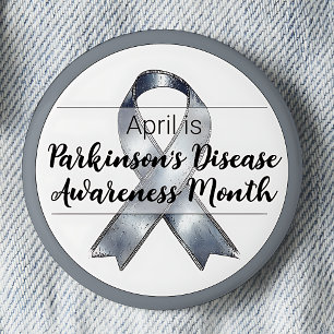 April Parkinson's Disease Awareness Month 6 Cm Round Badge