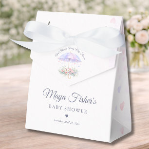 April Showers Bring May Flowers Baby Shower Favour Box