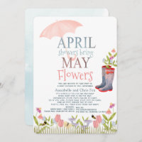 April Showers Bring May Flowers Shower by Mail