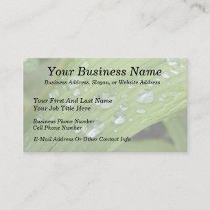 April Showers Business Card