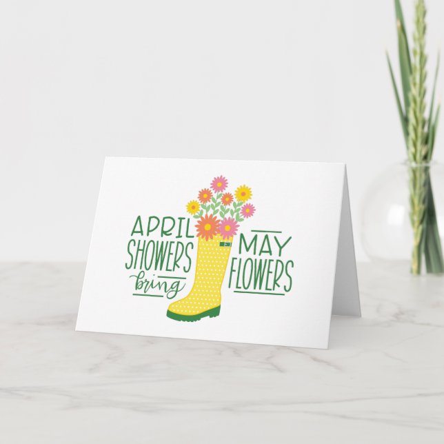 April Showers Card (Front)