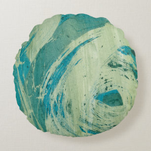 April Showers II Round Cushion