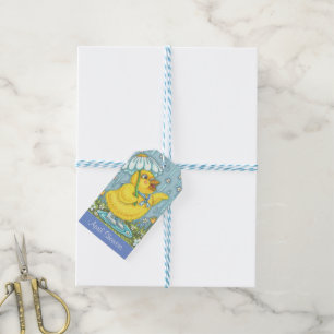 APRIL SHOWERS & MAY FLOWERS CHICK GIFT TAGS Set