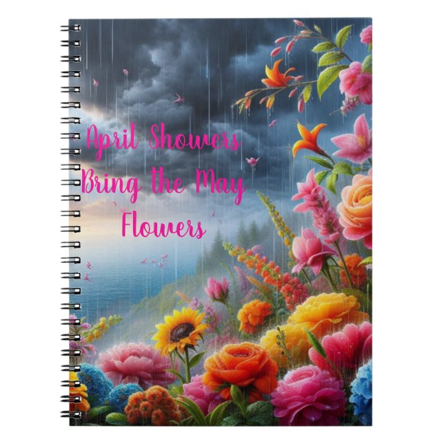 April Showers Notebook (Front)