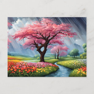 April Showers Postcard