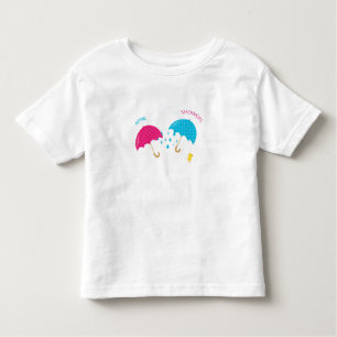 April Showers Rainy Day Umbrellas Toddler T-Shirt