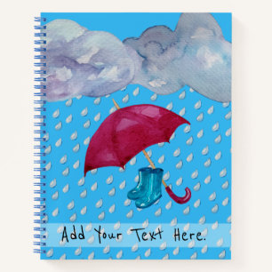 April Showers Spiral Notebook