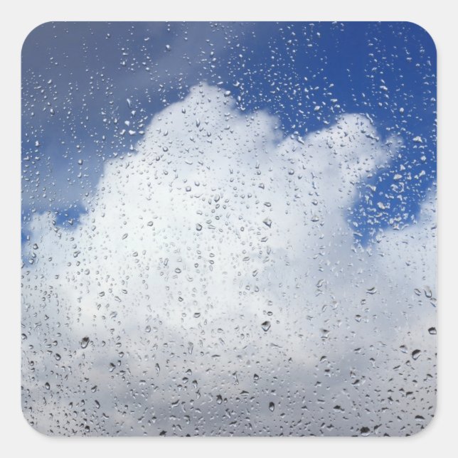 April Showers Square Sticker (Front)