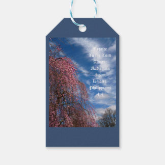 April Sky with Philippians 4:4 Gift Tags