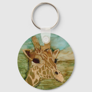 April the Giraffe stays with you always! Key Ring