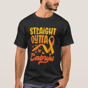 April Wear Orange Pineapple Infertility Awareness  T-Shirt