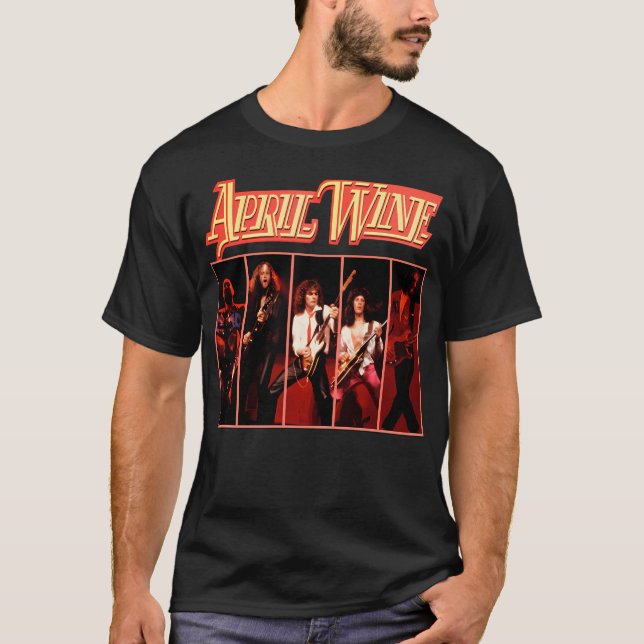 April Wine Weeping Widow Band T-Shirt (Front)