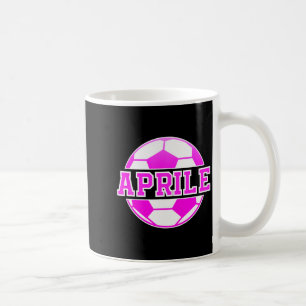 Aprile Name Girls Soccer Play Football Sports Fan Coffee Mug