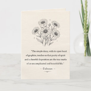 April's Daisy Card