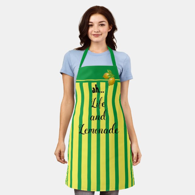 Apron Ah, Life and Lemonade (Worn)