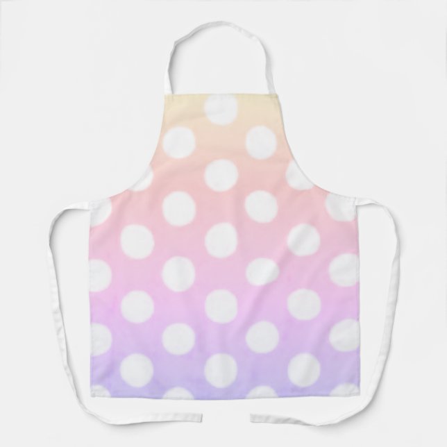 APRON All-Over Print DOT DESIGN  (Front)