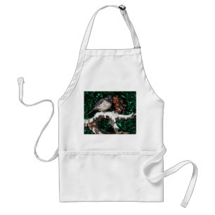 Apron Bird Winter Scene