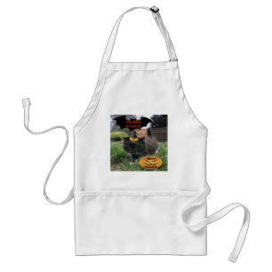 Apron Black Cat The Witch Is Coming