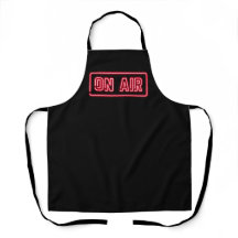 Apron, black, 'OnAir' design, Minimal 